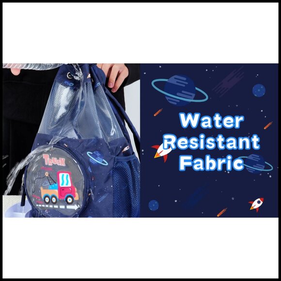 Drawstring Backpack Gym Bag Waterproof Lightweight for Kids Sports Swim Beach main image 4